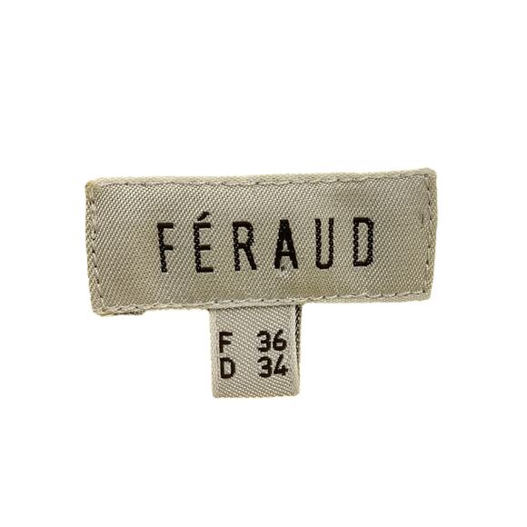 Féraud Skirt Women’s Size 4 Cotton Linen Blend Silk Lining A-Line Bright Yellow - Picture 4 of 4